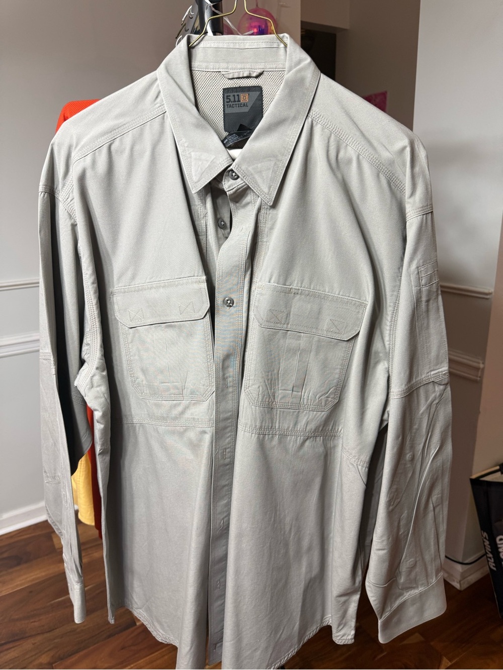 5.11 Tactical Light Gray Long-Sleeve Utility Shirt